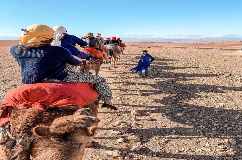 Marrakech Sunset Camel Ride in Agafay Desert