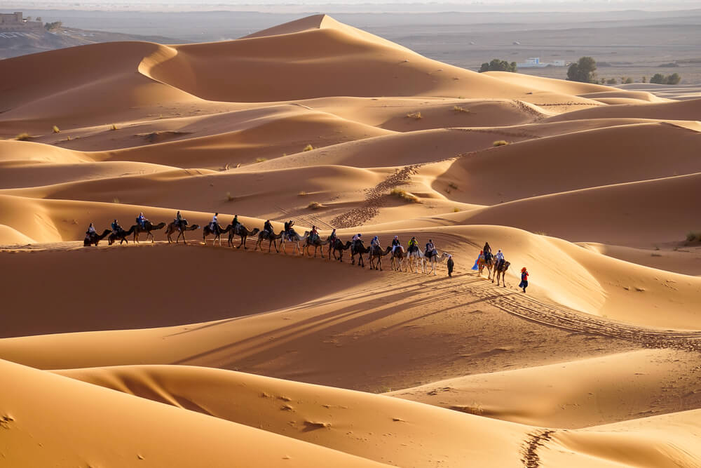 2 noches paseo en camellos por el desierto de Merzouga