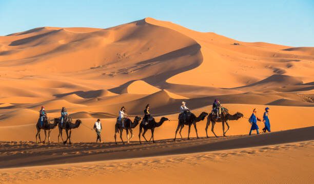El desierto del Sáhara en Marruecos