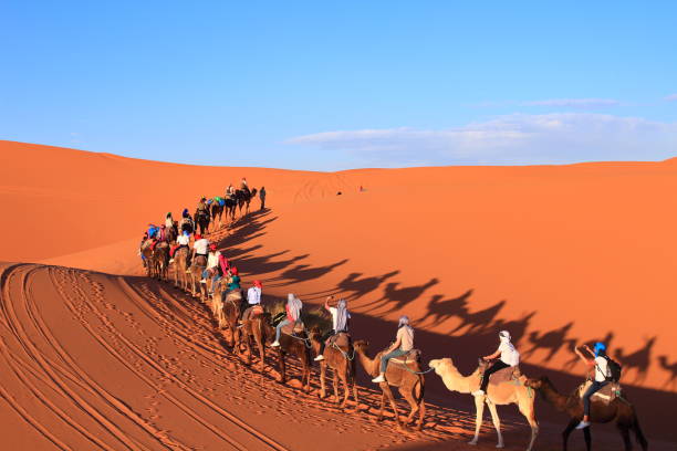 Merzouga desert Morocco sunset camel ride