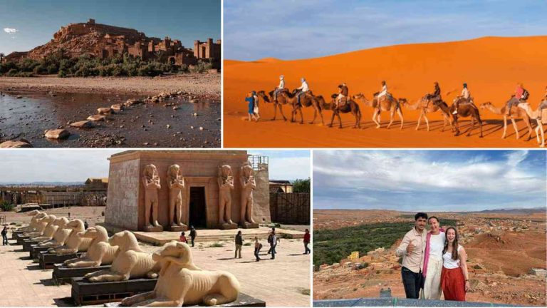 Excursion de 4 días desde Ouarzazate al desierto de Merzouga