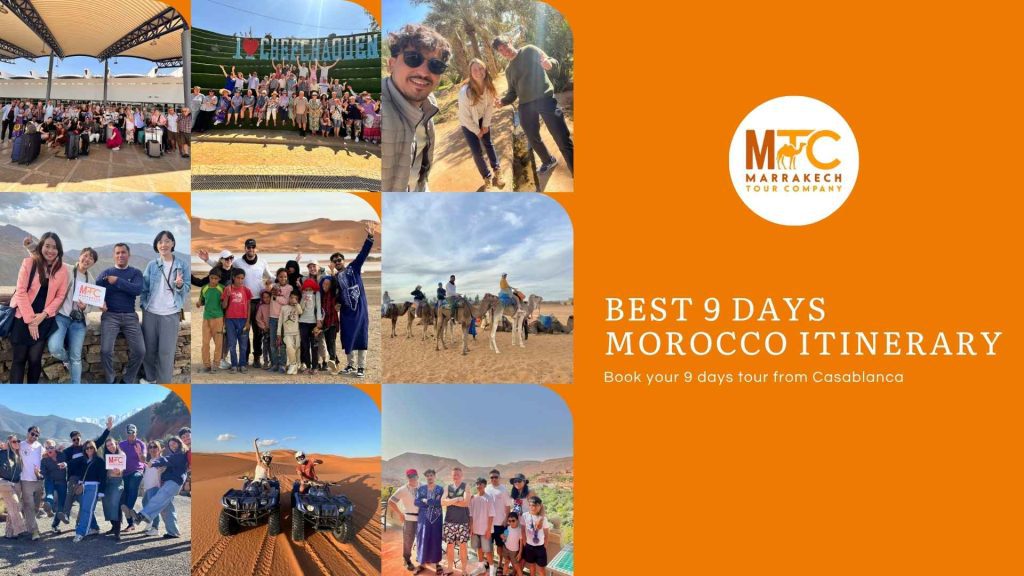 Best 9 Days Morocco itinerary from Casablanca