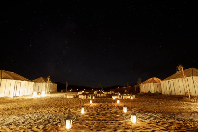 Merzouga luxury desert camp – Erg Chebbi desert camp 6 days desert tour via desert Erg Chebbi